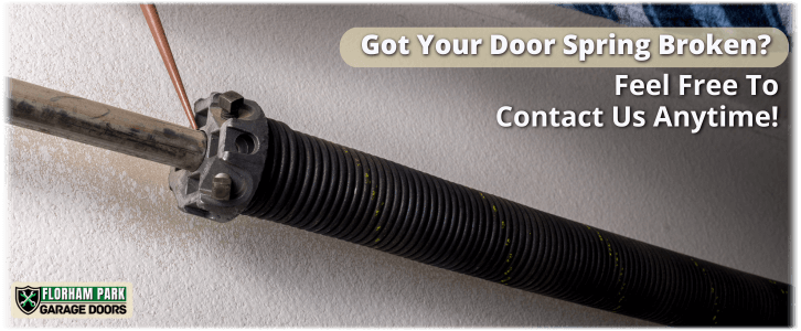 Broken Garage Door Spring Florham Park NJ